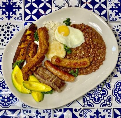  Bandeja Paisa: สัมผัสความหอมกรุ่นของเนื้อย่างและความสดชื่นของผักโขมอบ