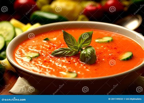  Gazpacho Andalusian:  A symphony of chilled flavors dancing on your tongue!