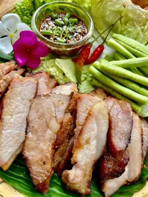  หมี่ซั่วหมูย่าง: อร่อยฉ่ำลิ้นไปด้วยความหอมกรุ่นของหมูย่างที่สุกกำลังดี